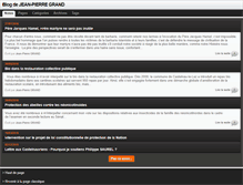 Tablet Screenshot of jeanpierregrand.fr